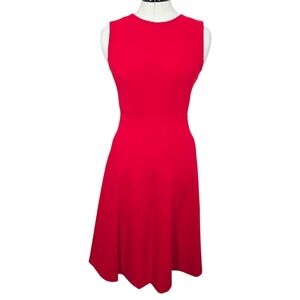 Tommy Hilfiger Red Fit & Flare Dress Size 2 Sleeveless Valentine's Cocktail